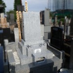 川崎市多摩区のお寺で石塔（墓石）の建立をしてきました
