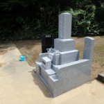 川崎市多摩区の寺院墓地　小さめだけど良いお墓が完成しました。