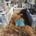 市営緑ヶ丘霊園　お墓の解体工事が終了です。