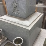 狛江市のお墓　石塔クリーニングのご注文をいただきました。