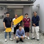 愛知の石屋仲間との集合写真（右端が私）